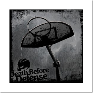 Death Before Defense Basketball Hoop Posters and Art